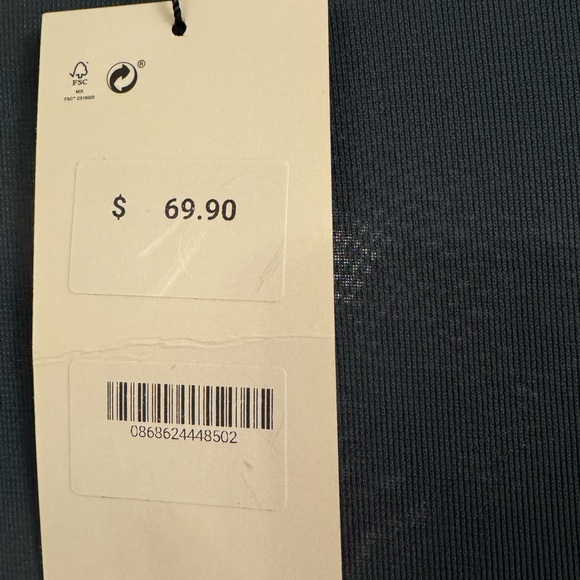 NWT Zara Knotted Asymmetric Metric Dress - Blue Gray Small - Picture 16 of 16